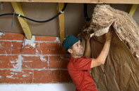 Old Harlow tapered roof insulation